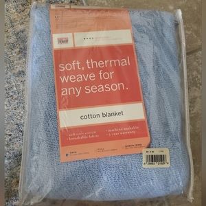 Martha Stewart vintage cotton blanket twin size